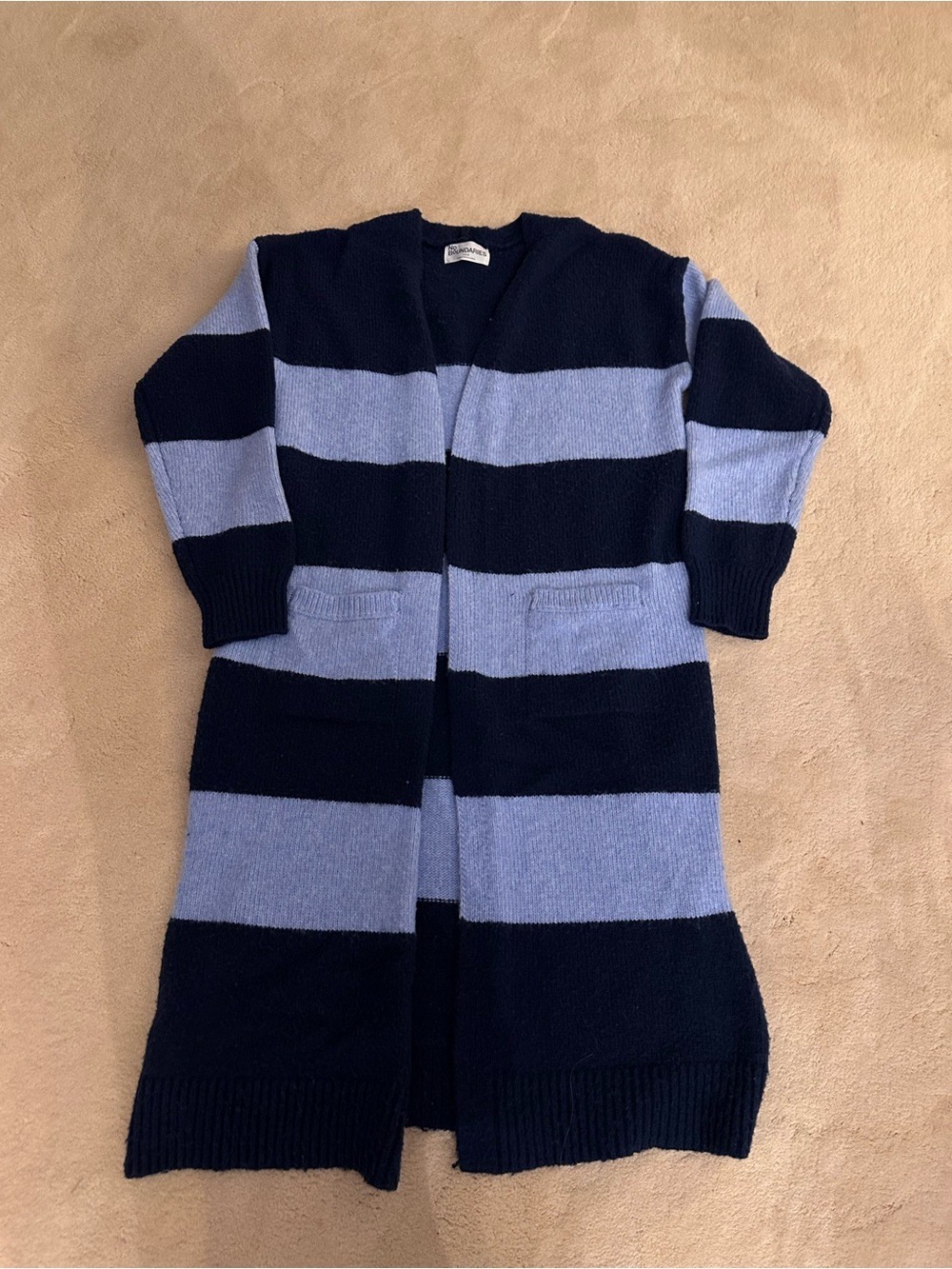 No Boundaries Navy Cozy Knit Cardigan